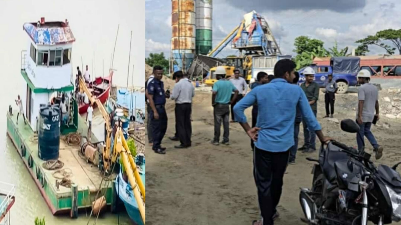 চাঁদা না পেয়ে সিমেন্ট কারখানা ড্রেজারে হামলা, আহত ৭