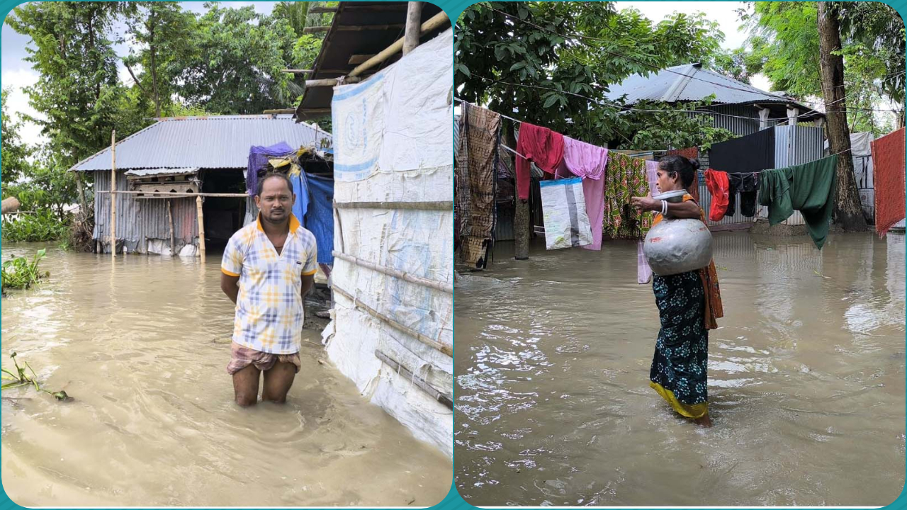 যশোরে আতাই নদীর বাঁধ ভেঙে দুই গ্রাম প্লাবিত, পানিবন্দি দুই শতাধিক পরিবার