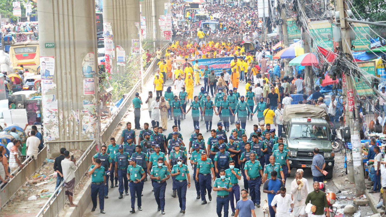 উল্টো রথযাত্রায় নিশ্ছিদ্র নিরাপত্তা দিয়েছে ডিএমপি