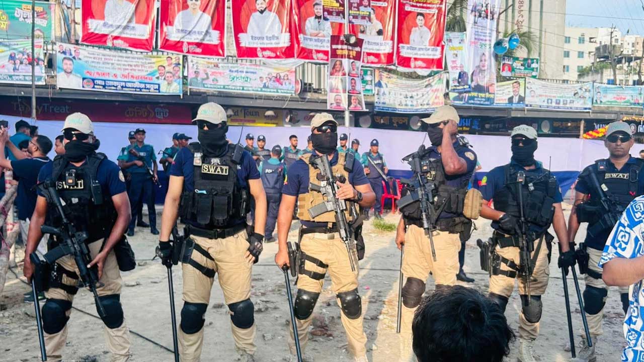 চট্টগ্রামে এনসিপির সমাবেশ, নিরাপত্তায় সোয়াট