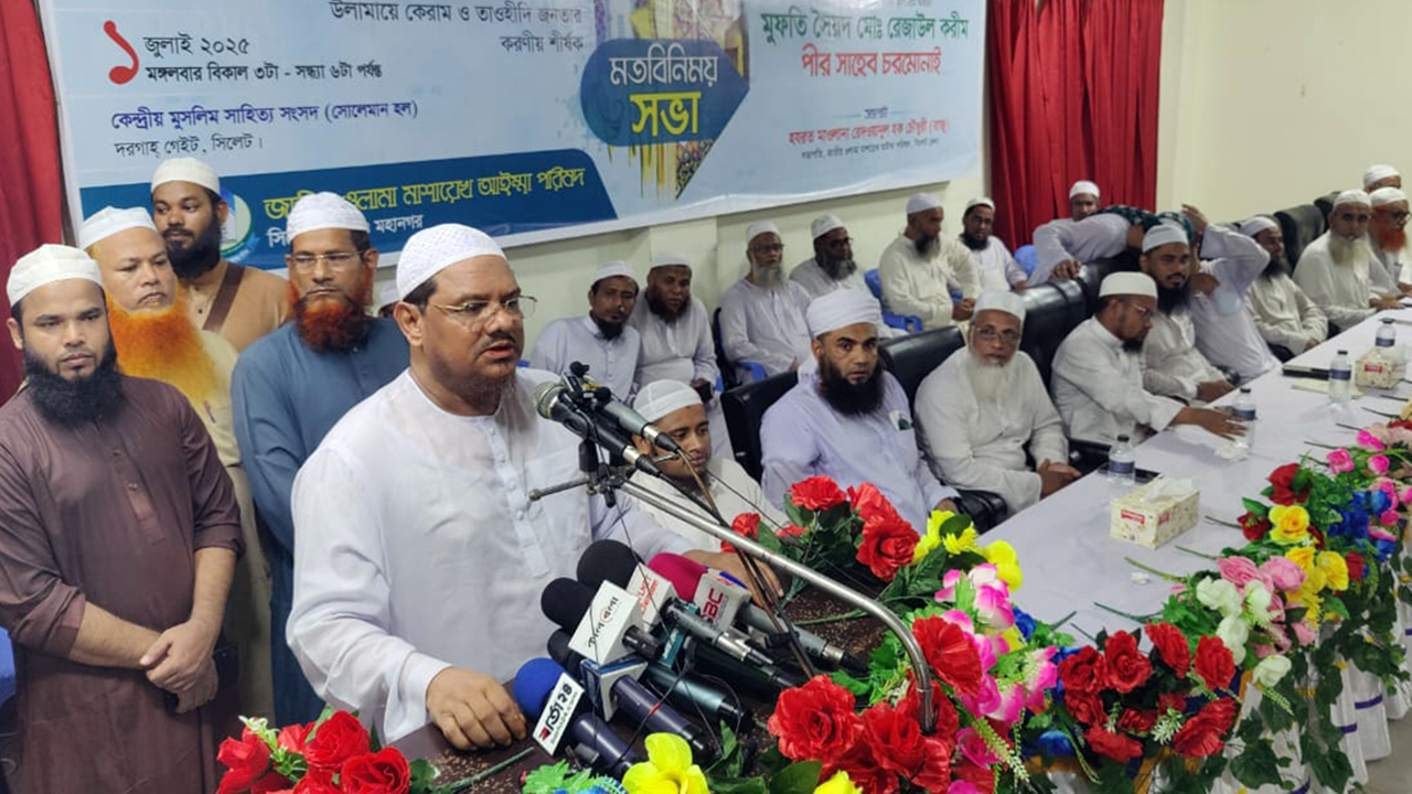 আনুপাতিক পদ্ধতির নির্বাচন সময়ের দাবি : চরমোনাই পীর