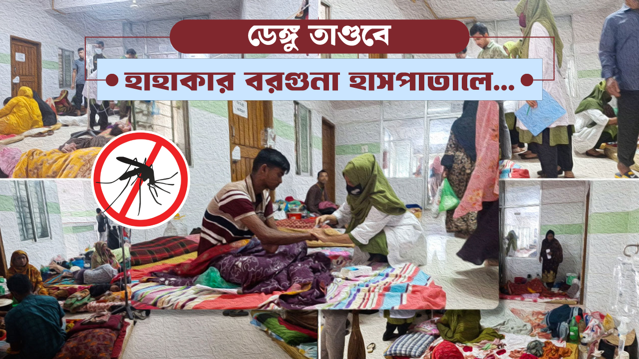 ডেঙ্গু চিকিৎসায় হাসপাতালের বারান্দাও শয্যা!