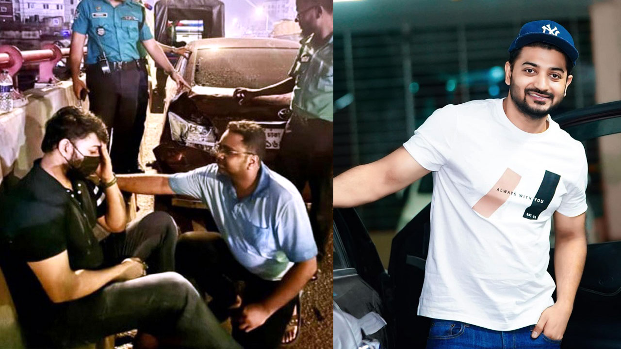 ফ্লাইওভারে ভয়ঙ্কর সড়ক দুর্ঘটনার কবলে চিত্রনায়ক বাপ্পী