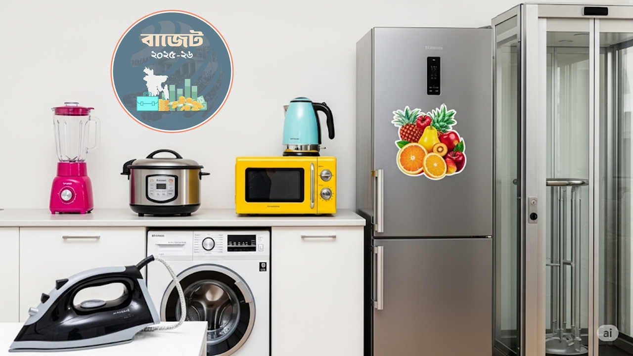 ইলেক্ট্রনিক্স পণ্যে ভ্যাটের প্রস্তাব, গৃহস্থালি পণ্যের দাম বাড়ছে