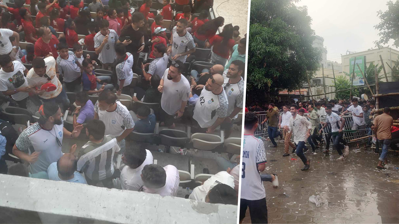 জাতীয় স্টেডিয়ামে ফের চরম বিশৃঙ্খলা, গ্যালারিতে বাক-বিতণ্ডায় সাবেকরা