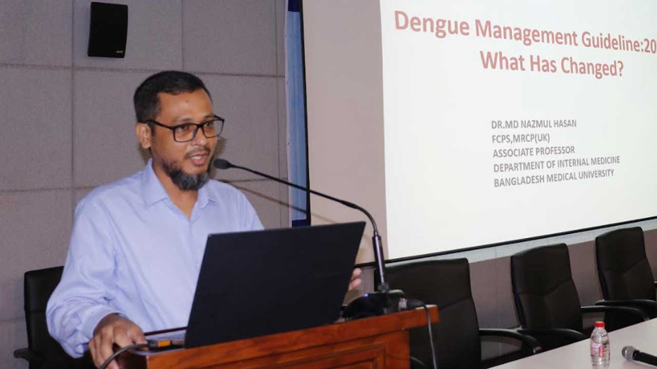 ডেঙ্গুর চিকিৎসায় পর্যাপ্ত বিশ্রাম-তরল খাবারের সঙ্গে প্যারাসিটামলই যথেষ্ট