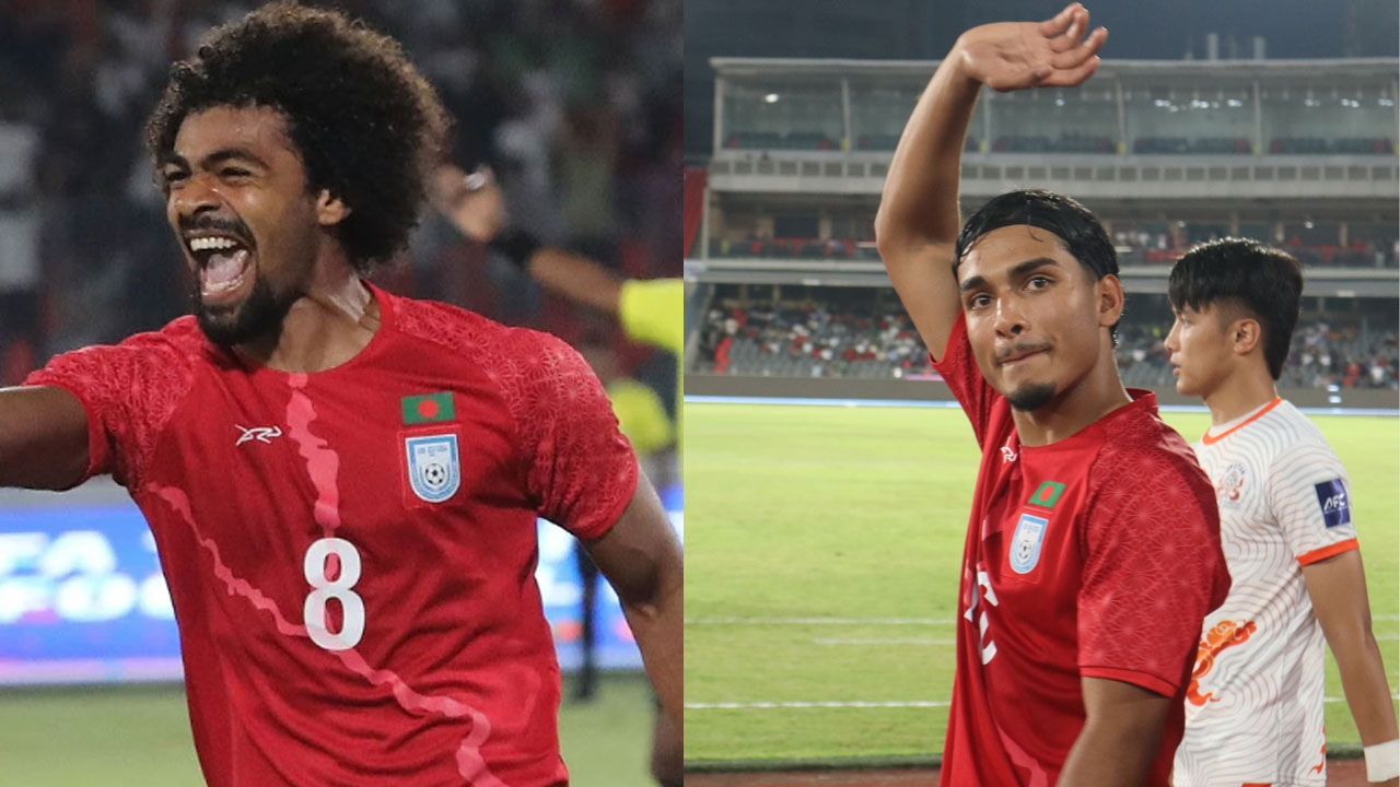 নিজ নিজ ক্লাবের অভিবাদনে ভাসছেন হামজা-ফাহমিদুল