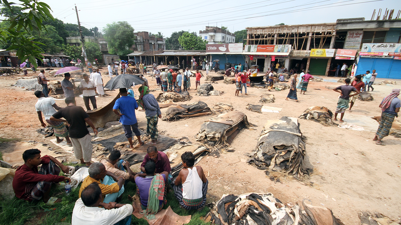 যশোরে জমেনি চামড়ার বাজার, হতাশ মৌসুমী ব্যবসায়ীরা