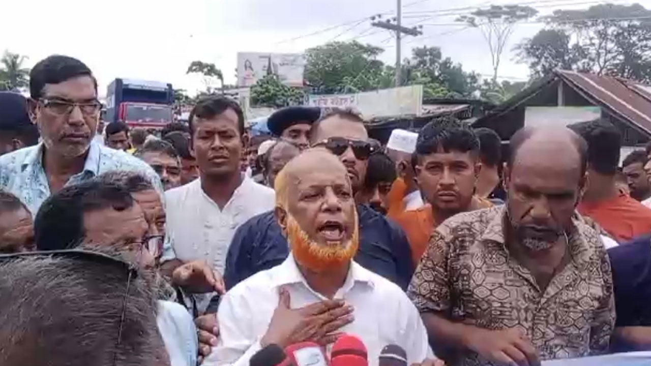 ঝালকাঠিতে ইউপি চেয়ারম্যানকে গ্রেপ্তারের দাবিতে বিএনপির বিক্ষোভ