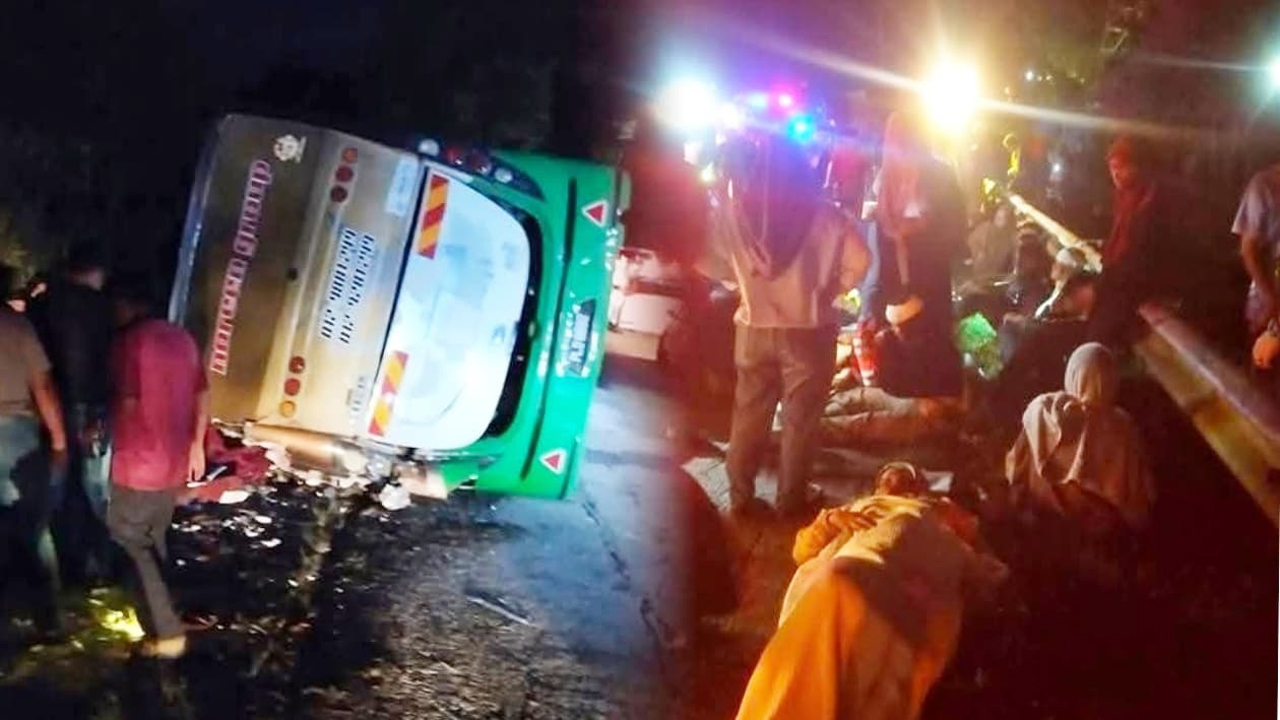 মালয়েশিয়ায় মাঝরাতে সড়কে ঝরল ১৫ শিক্ষার্থীর প্রাণ