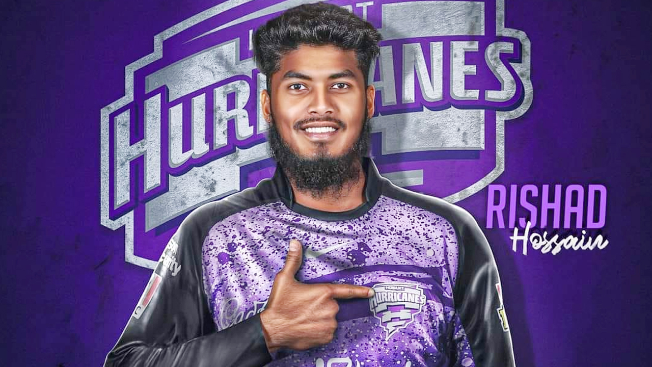 পন্টিংয়ের পছন্দের ক্রিকেটার হওয়ায় রিশাদকে দলে নিয়েছে হোবার্ট