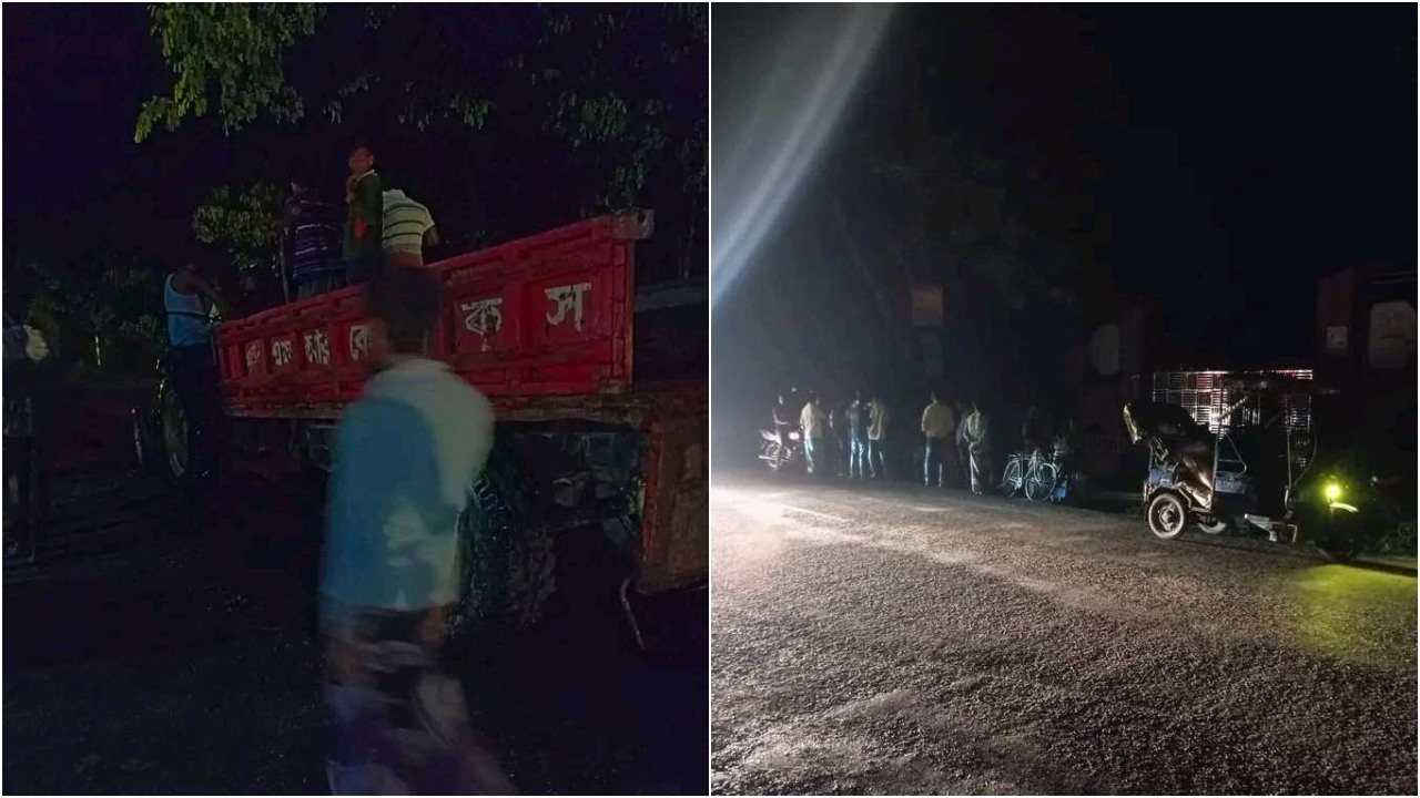 ট্রাক্টর চাপায় প্রাণ গেল দুই বোনের