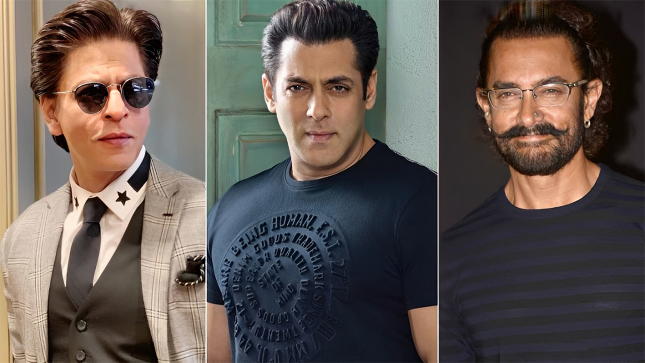 এক ফ্রেমে ধরা দিলেন বলিউডের তিন খান