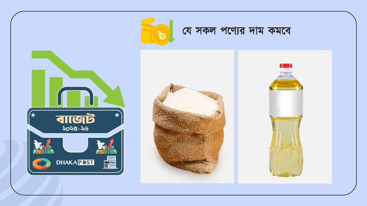 কমছে চিনি-সয়াবিন তেলের দাম