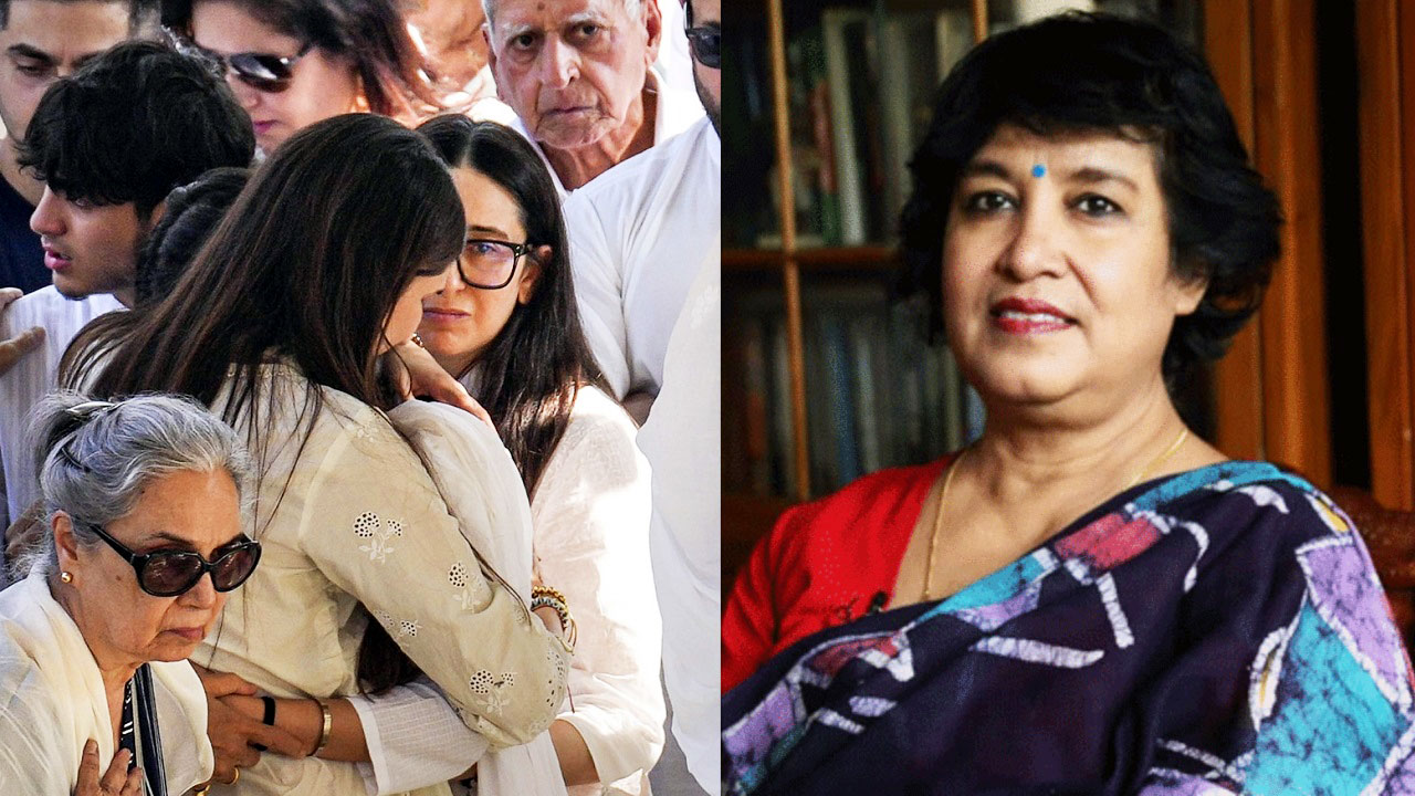 যে লোকটা কারিশমাকে পেটাতো, তার জন্য চোখের পানি— ক্ষুব্ধ তসলিমা