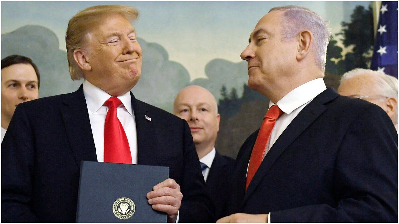 ট্রাম্পকে ধন্যবাদ জানালেন নেতানিয়াহু