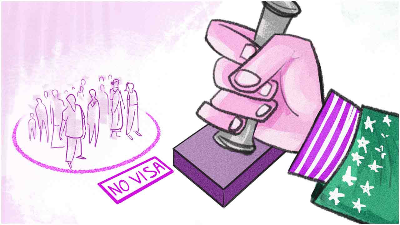 কয়েকটি দেশের কর্মকর্তাদের বিরুদ্ধে ভিসা নিষেধাজ্ঞা যুক্তরাষ্ট্রের