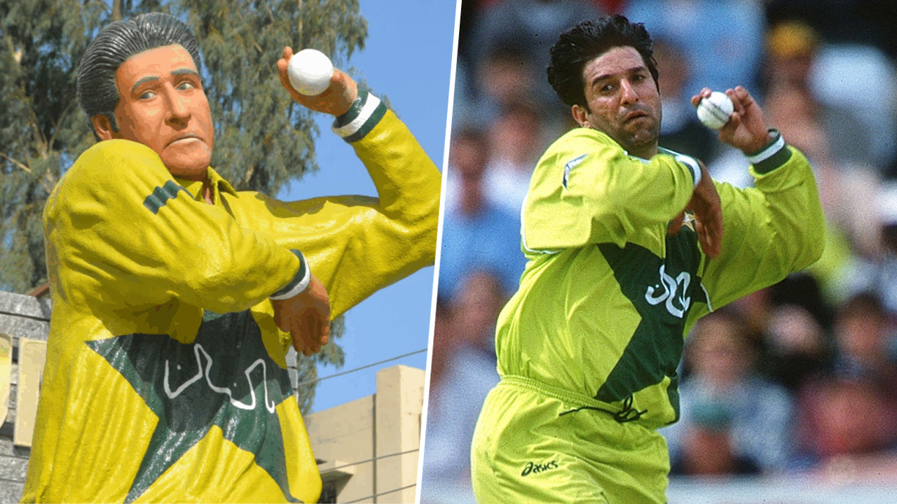 ওয়াসিম আকরামের ভাস্কর্য নিয়ে ব্যাপক ট্রল, মুখ খুললেন পাক কিংবদন্তি