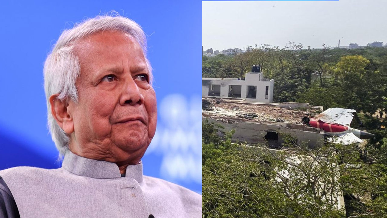 ভারতে বিমান দুর্ঘটনায় প্রধান উপদেষ্টার শোক, পাশে থাকার আশ্বাস