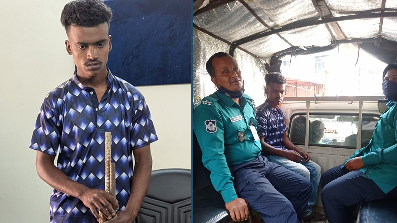 খুবিতে চুরির সময় হাতেনাতে আটক