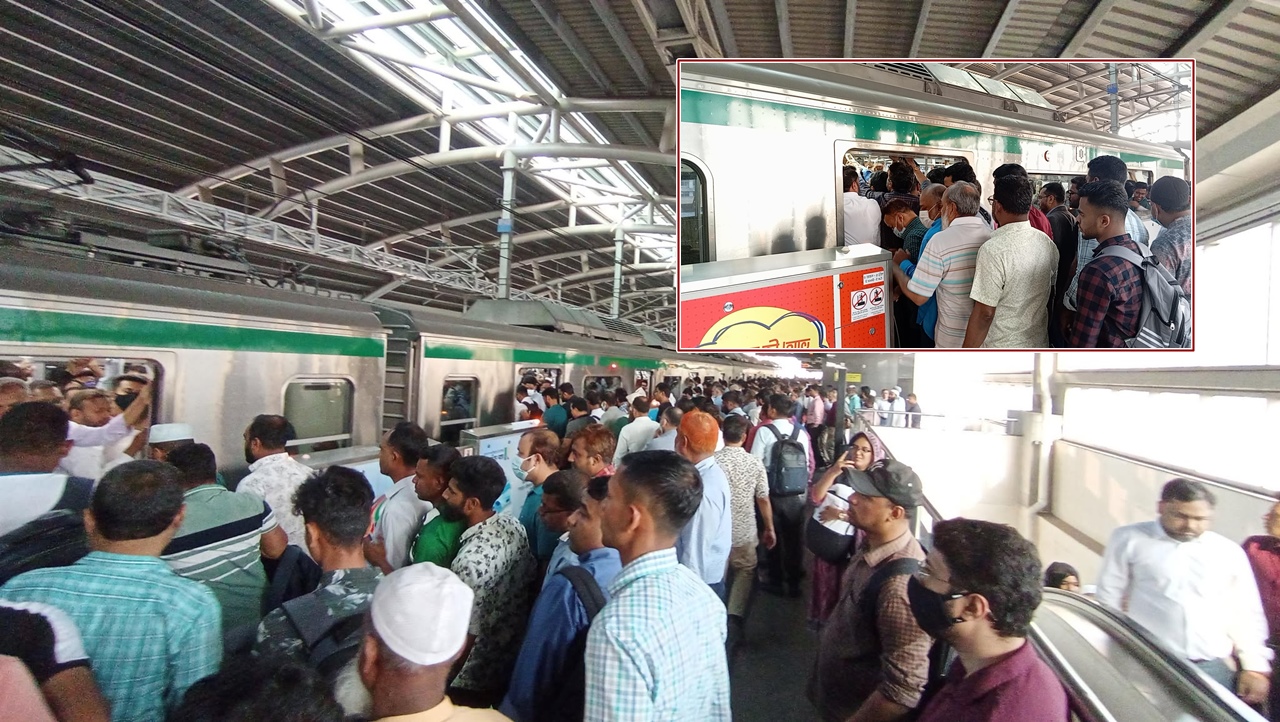 ঢাকার মেট্রোতে এমন দৃশ্য আগে দেখেনি কেউ!