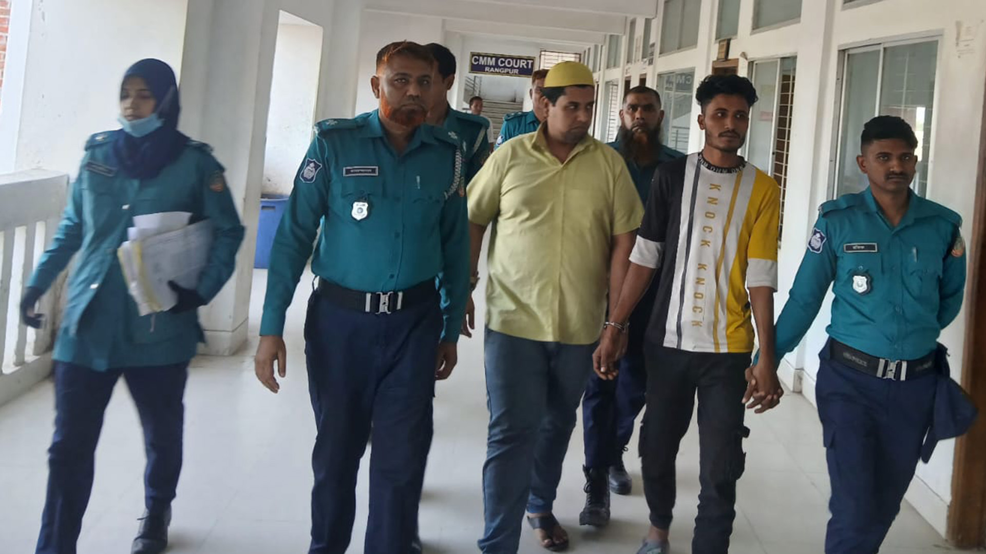আবু সাঈদ হত্যা মামলায় রিমান্ড শেষে কারাগারে ছাত্রলীগ নেতা