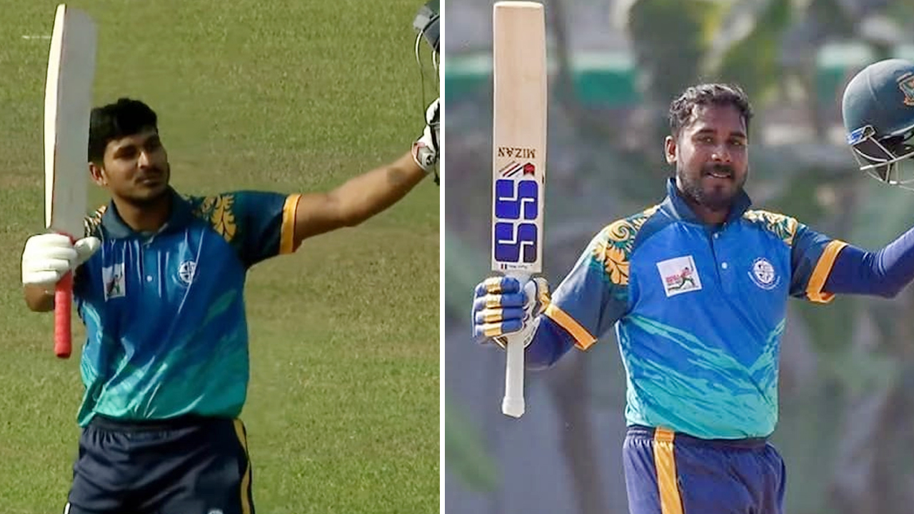 রবিন-মিজানের সেঞ্চুরিতে বড় জয় ব্রাদার্স ইউনিয়নের