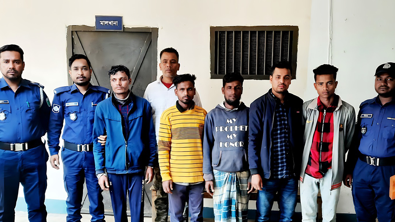 সুনামগঞ্জে জলমহাল লুটের মামলায় গ্রেপ্তার ৮
