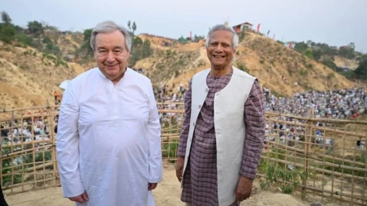 লাখো রোহিঙ্গার সঙ্গে ইফতার করলেন ড. ইউনূস ও জাতিসংঘ মহাসচিব