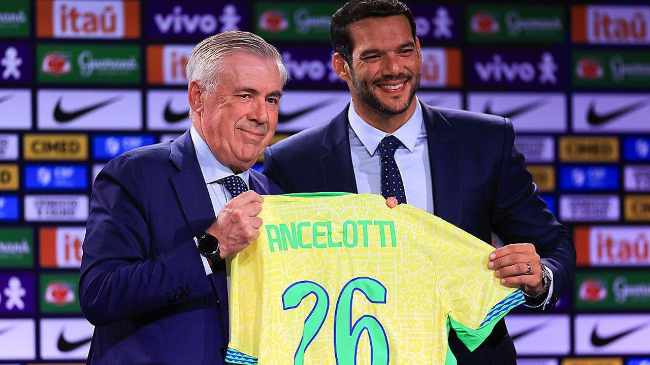 আনচেলত্তির প্রথম ব্রাজিল স্কোয়াডে নেই নেইমার-রদ্রিগো, ডাক পেলেন কারা?