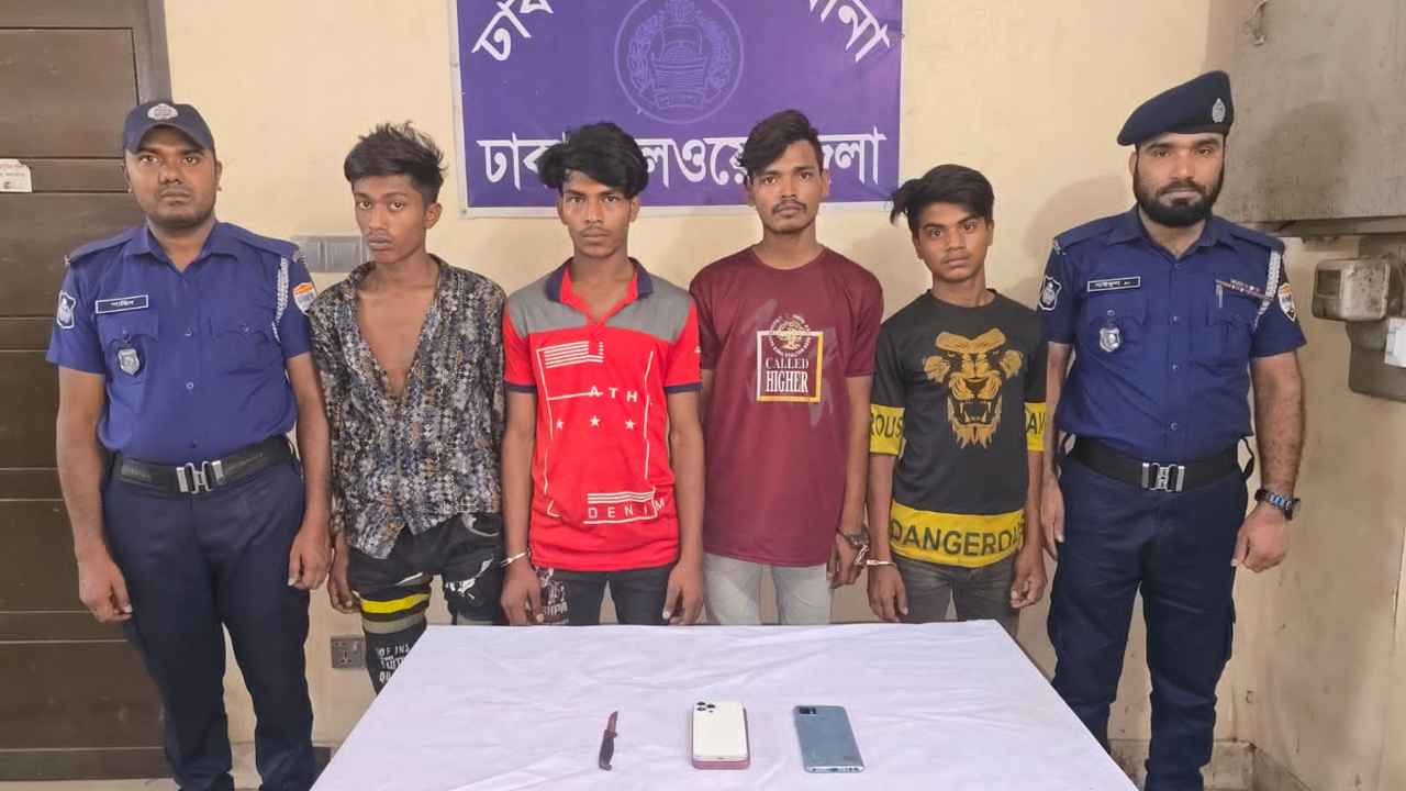 বিমানবন্দর-কমলাপুর রুটে ছিনতাই চক্রের মূলহোতা ইয়াসিন গ্রেপ্তার