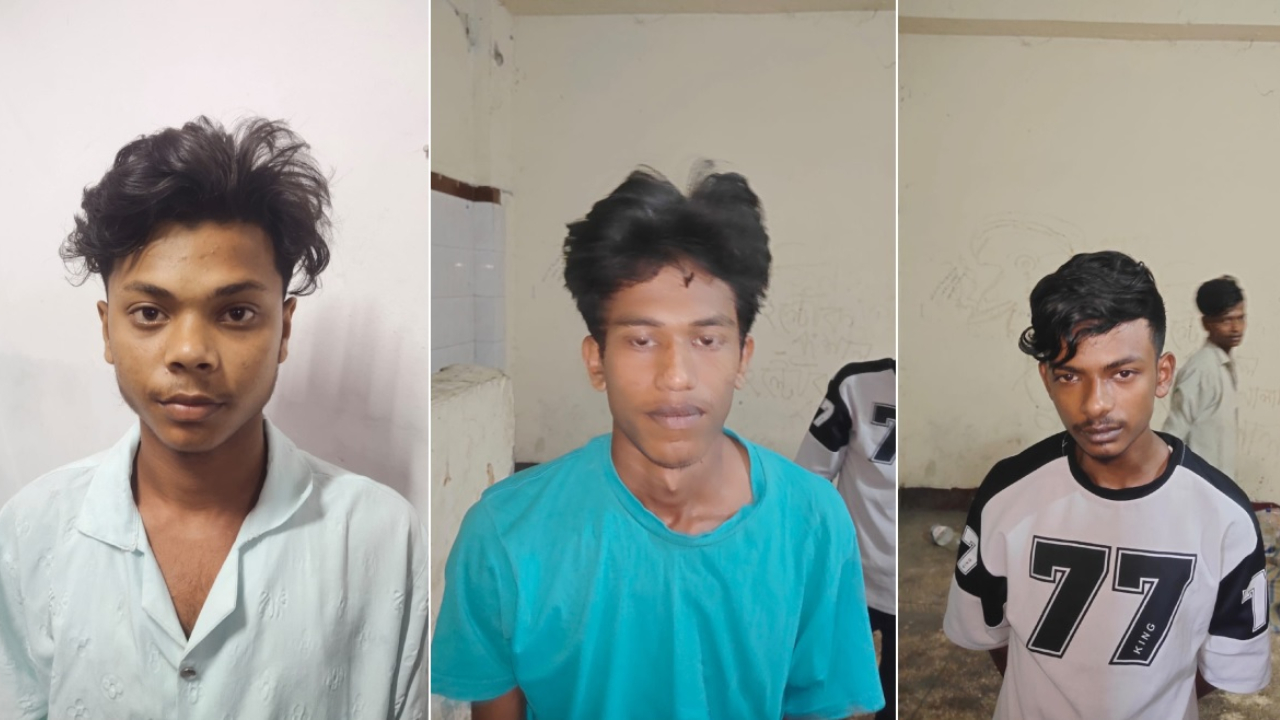 বংশালে বাসে আগুন দেওয়ার ঘটনায় তিনজন গ্রেপ্তার