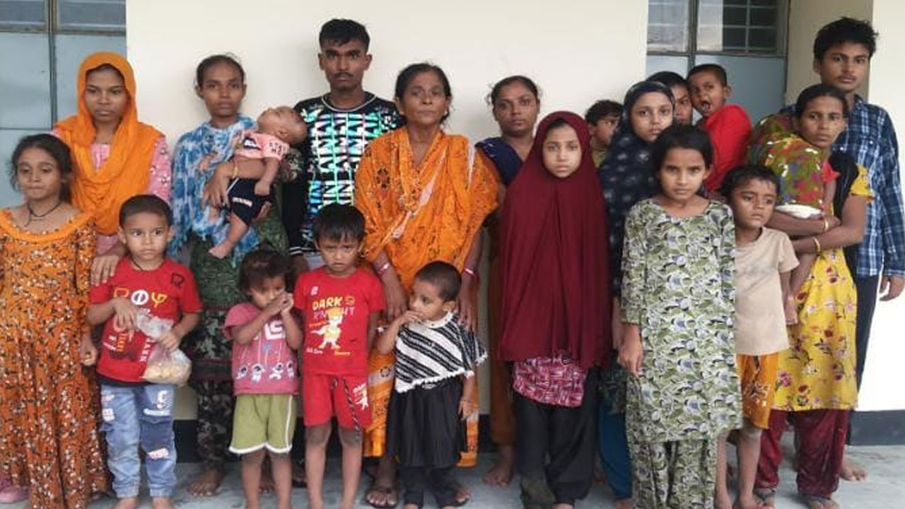 পঞ্চগড় সীমান্তে ভারতের পুশইন, ১৩ শিশুসহ আটক ২১