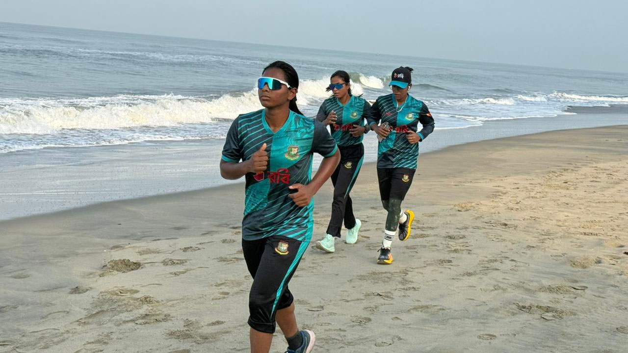 পাহাড়-সমুদ্রে নারী ক্রিকেটারদের ফিটনেস ক্যাম্প