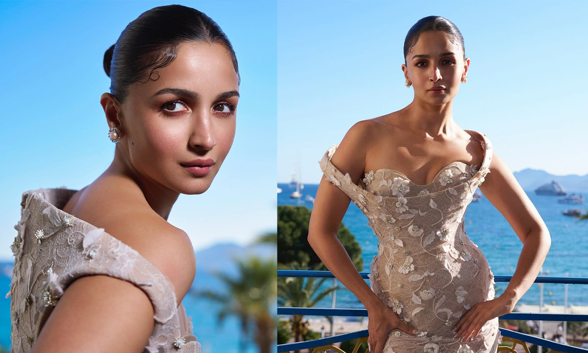 লাল গালিচায় মুগ্ধতা ছড়ালেন আলিয়া ভাট