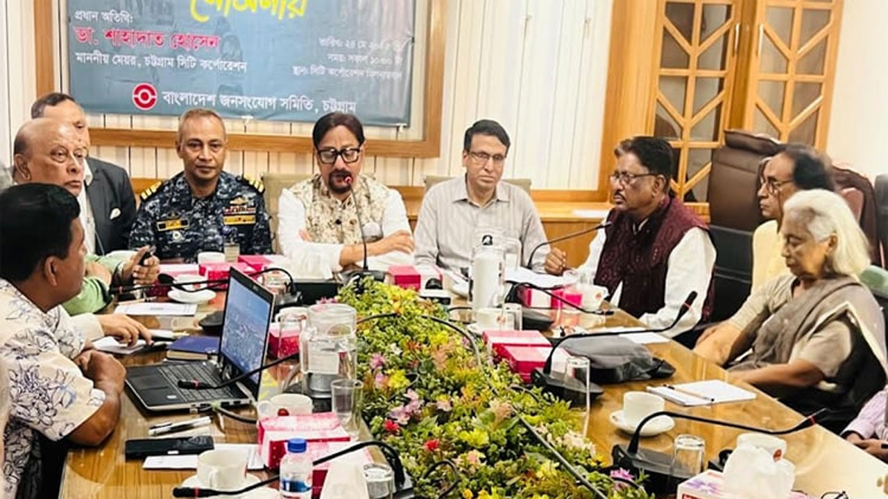 চলতি বর্ষায় চট্টগ্রামে জলবদ্ধতা কমে ৫০-৬০ শতাংশে নেমে আসবে : চসিক মেয়র