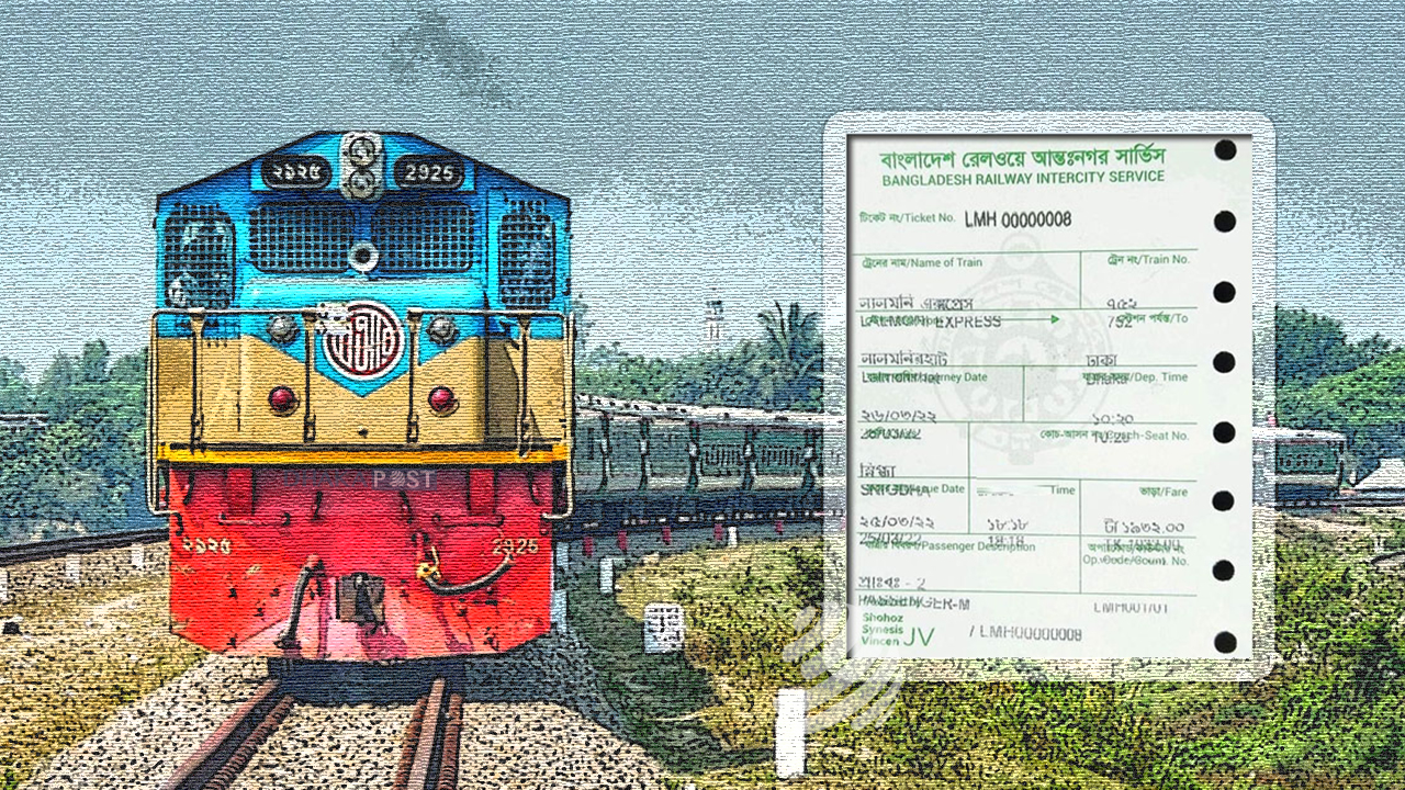 ঈদ যাত্রা : ট্রেনের ৪ জুনের টিকিট মিলছে আজ