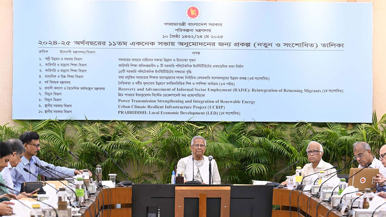 একনেক বৈঠক শেষে উপদেষ্টাদের রুদ্ধদ্বার বৈঠক