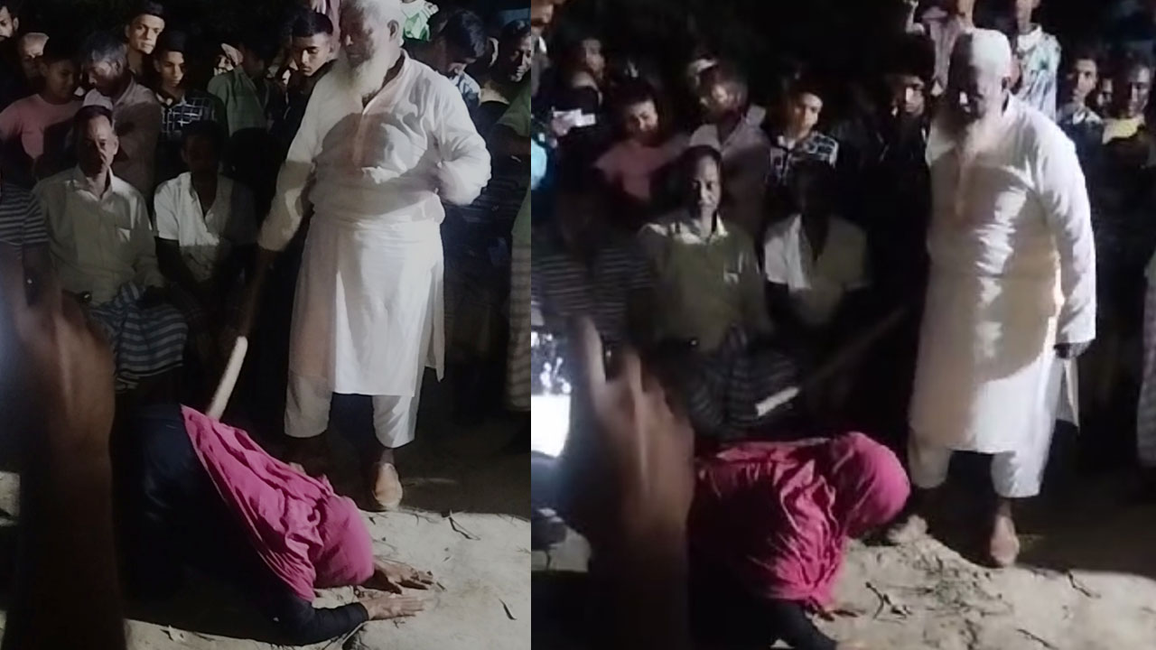 ছেলের চুরির অভিযোগে মাকে নাকে খত, ভিডিও ভাইরাল