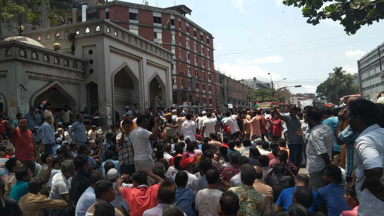 ‘গুলিস্তান ব্লকেড’, যান চলাচল বন্ধ