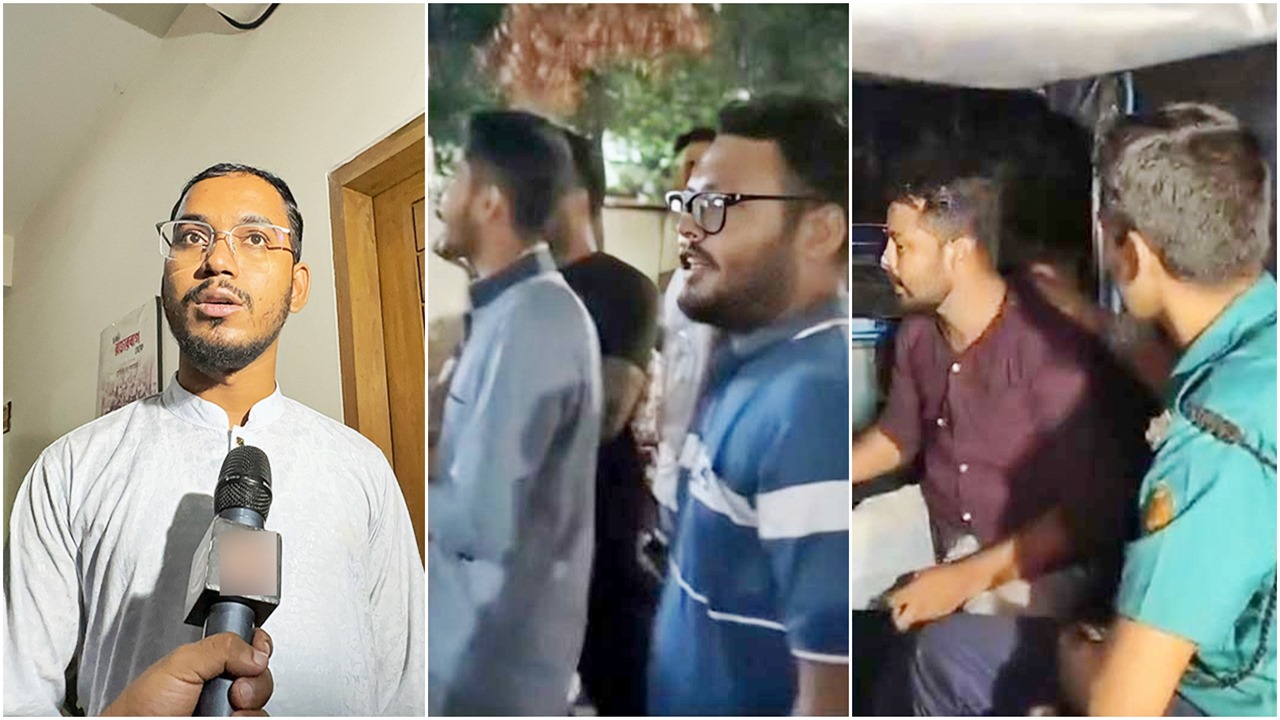 মধ্যরাতে হাক্কানীর প্রকাশকের বাসায় হুলস্থূল, ৩ নেতাকে ছাড়িয়ে নিলেন মাসউদ