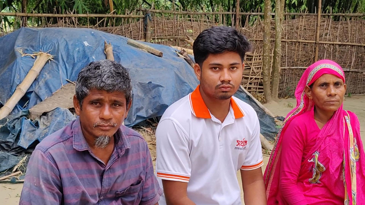 জগন্নাথে ভর্তির সুযোগ পেয়েছেন জসিম, কিন্তু ভর্তি ও থাকা খাওয়ার টাকা নেই