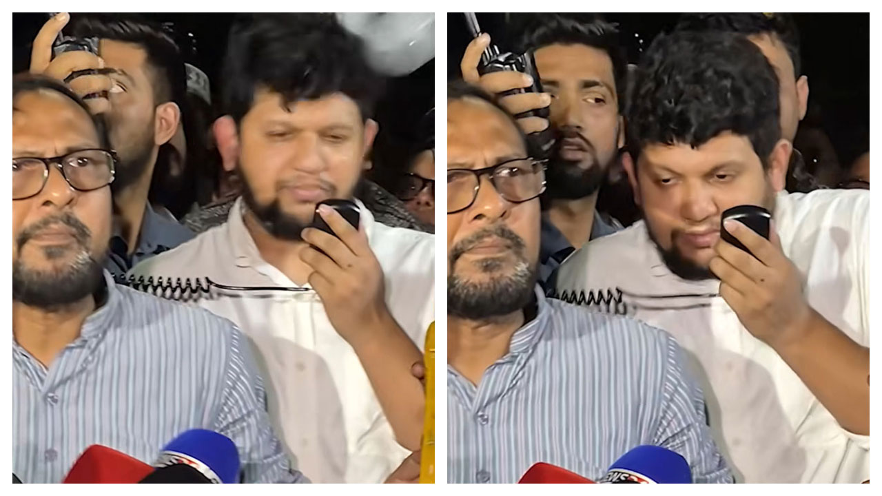 মাহফুজ আলমকে পানির বোতল নিক্ষেপে তীব্র নিন্দা 