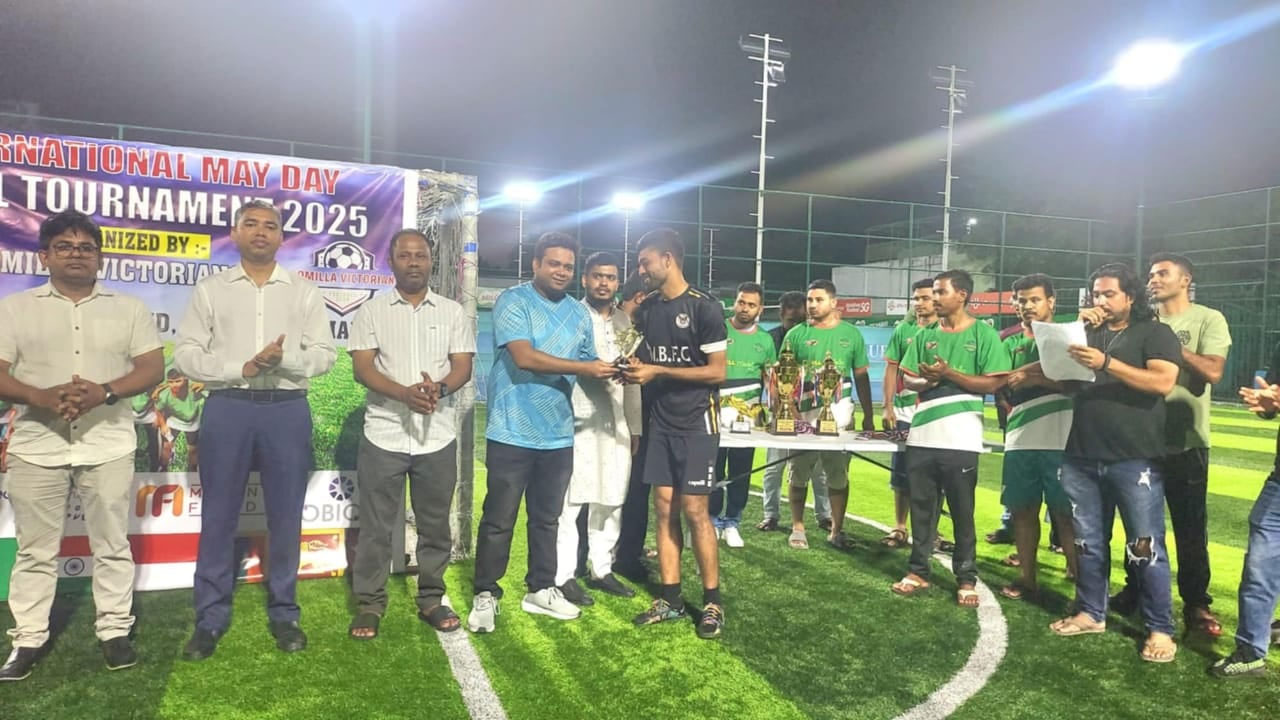 মালদ্বীপে কুমিল্লা ভিক্টোরিয়ান ফুটবল ক্লাবের জমকালো টুর্নামেন্ট আয়োজন
