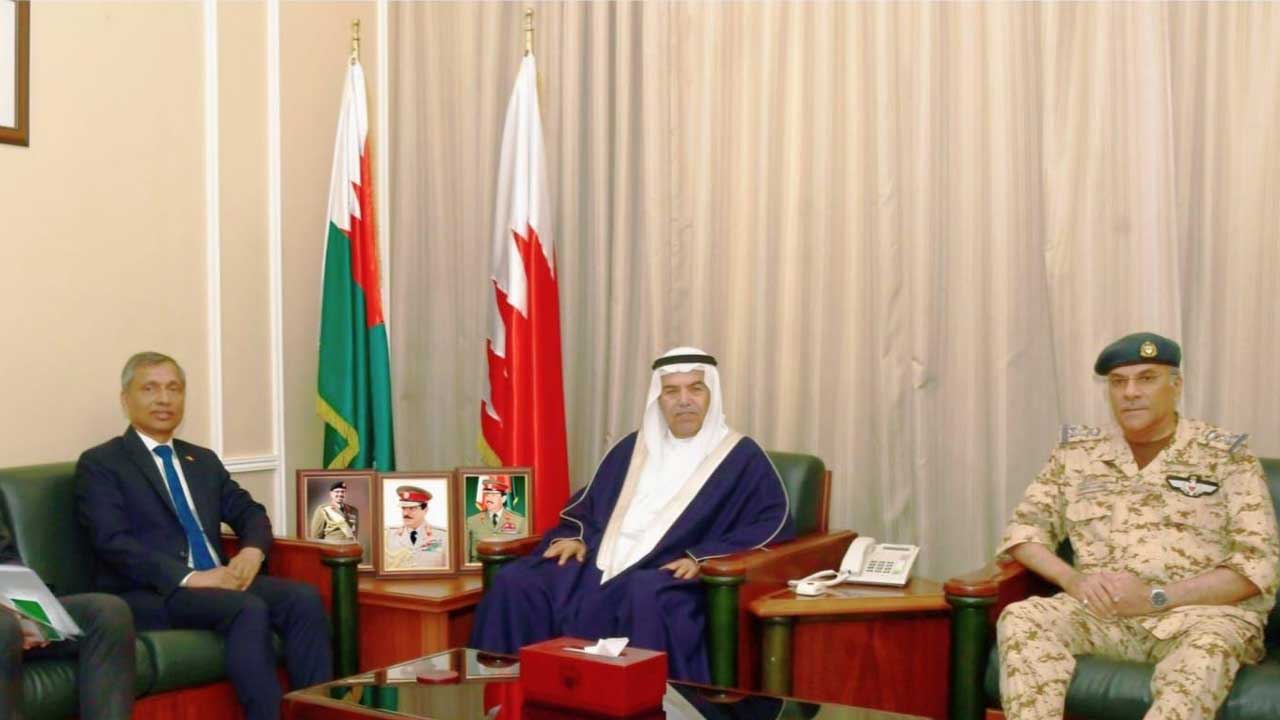 বাহরাইনের প্রতিরক্ষামন্ত্রীর সঙ্গে বাংলাদেশের রাষ্ট্রদূতের সাক্ষাৎ