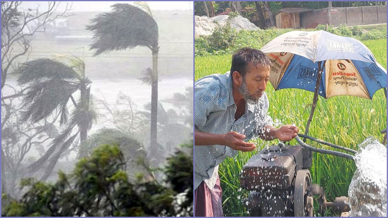 ছয় বিভাগে বৃষ্টির সঙ্গে বাড়বে দিন ও রাতের তাপমাত্রা