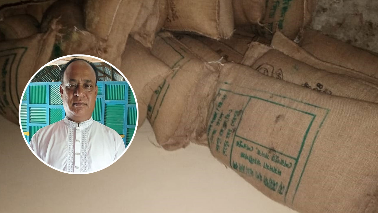 শেরপুরে ভিজিডির ৮৫ বস্তা চাল জব্দ, বিএনপি নেতা আটক