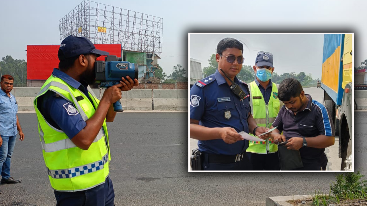 সিরাজগঞ্জে মহাসড়কে ১২ দিনে ১৫০ মামলা, জরিমানা ৬ লাখ