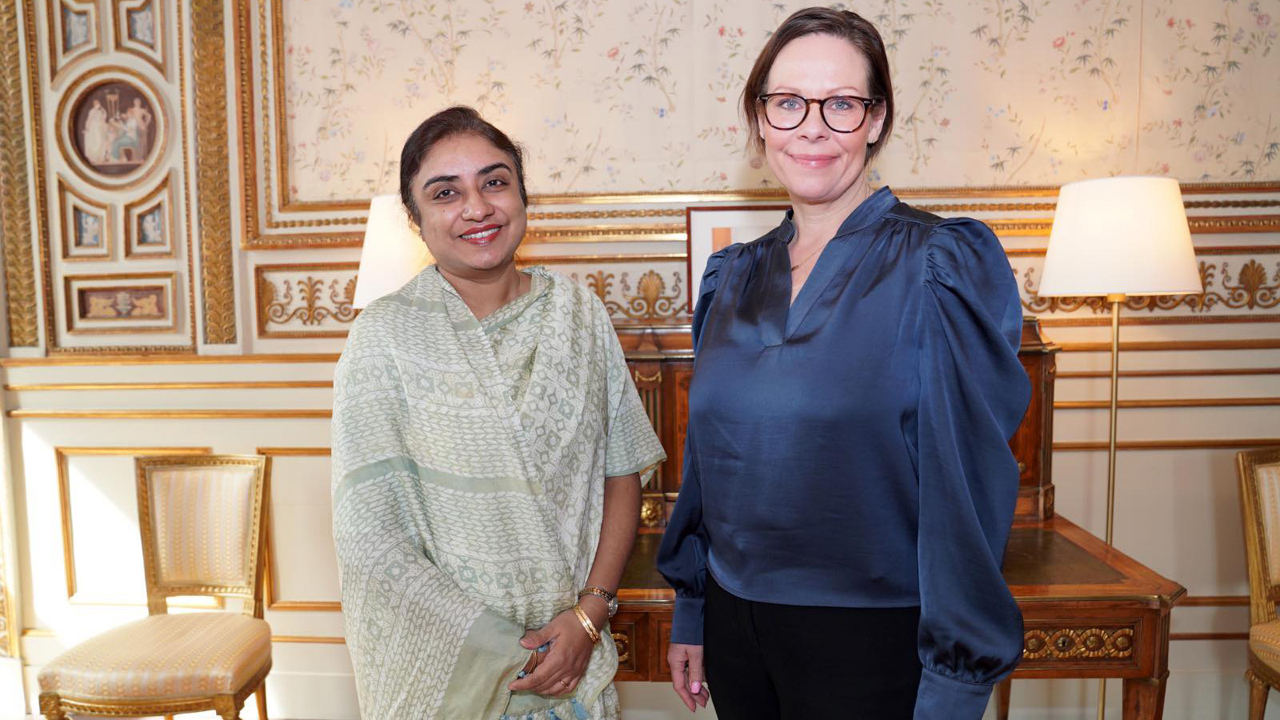 সুইডিশ পররাষ্ট্রমন্ত্রীর সঙ্গে বাংলাদেশের রাষ্ট্রদূতের সাক্ষাৎ