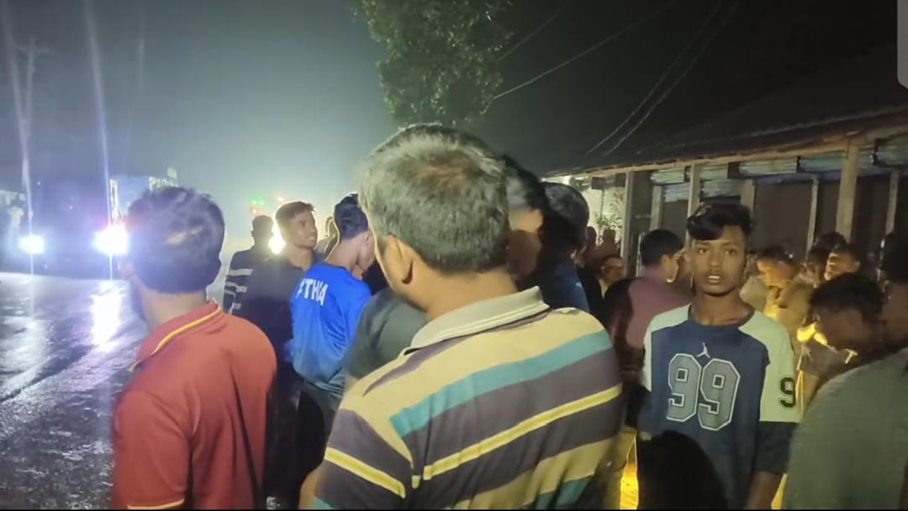 এক মোটরসাইকেলে চার বন্ধু, ট্রাক চাপায় প্রাণ গেল দুজনের